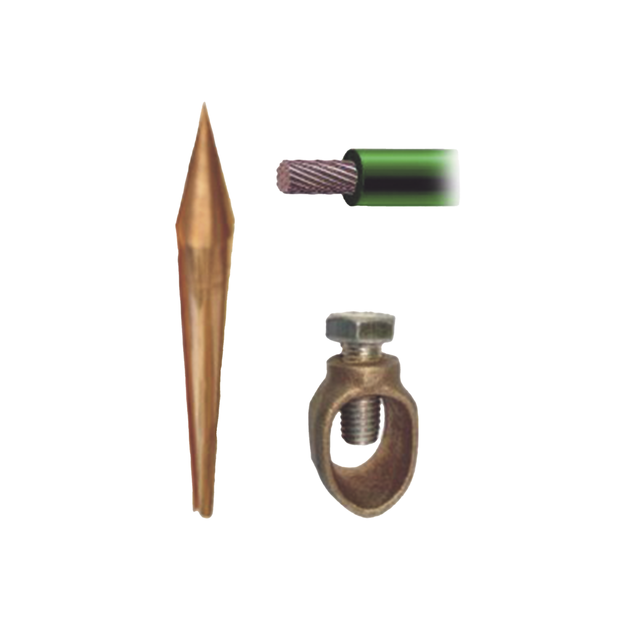 Kit Básico para Tierra Fí­sica con Varilla de 5/8″ de 1.5 m de Largo ...