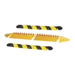 Kit de picos ponchallantas autónomo / Carriles de 2.2 M / No requiere barrera / FACIL INSTALACION / Incluye topes y tornilleria