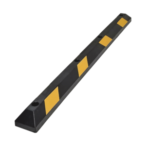 Tope Vehicular P / Estacionamiento / 183cm / Color Negroamarillo / 8 Franjas Reflejantes.