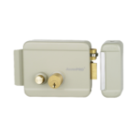 Cerradura Eléctrica con Botón de Salida/ Incluye Llave  / Exterior / Derecha