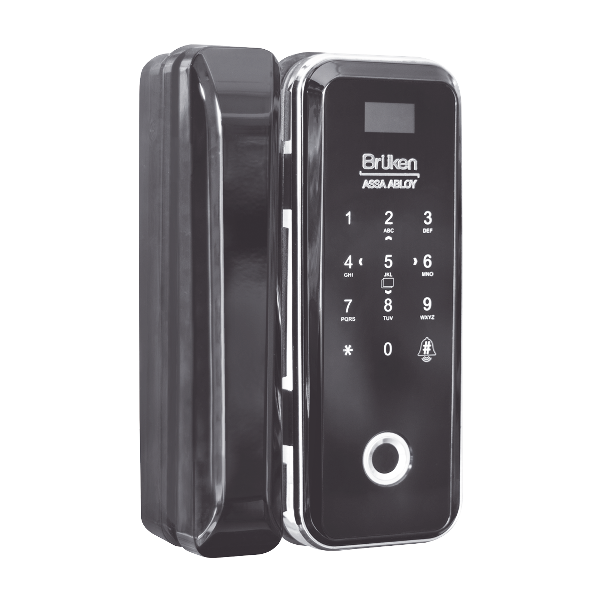 Cerrojo Electrónico con Lector de Huella/ Contraseña/ Tarjeta para Puerta de Vidrio