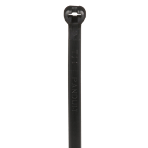 Cincho de Nylon 6.6 Dome-Top®, Con Lengí¼eta de Bloqueo de Acero Inoxidable, 203 mm largo x 4.7mm ancho, Color Negro, Exterior Resistente a Rayos UV, Paquete de 1000pz