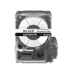 Casete de 100 Etiquetas, Para Placas de Pared, Identificación de 4 Puertos, Color Blanco