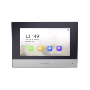 Monitor IP WiFi Touch Screen 7" para Videoportero IP  / Vídeo en Vivo / PoE Estándar / Apertura Remota / Llamada Entre Monitores / Audio de dos Vías / Policarbonato