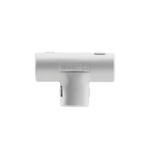 Unión en "T" para tuberí­a rí­gida, recomendado para cable eléctrico, PVC Auto-extinguible, de 16 mm
