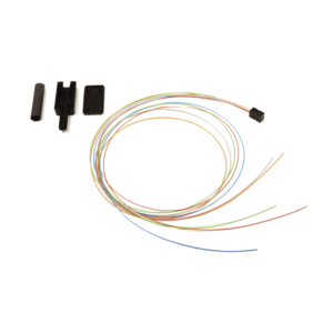 Kit Breakout de 6 fibras, para convertir fibra (Loose Tube) de 250 a 900 micras, 1 metro