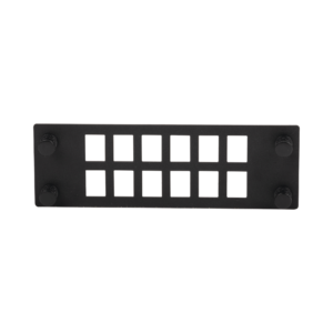 Placa Para 12 Adaptadores de Fibra óptica, Uso con Gabinetes FPONE3 y FPONE4
