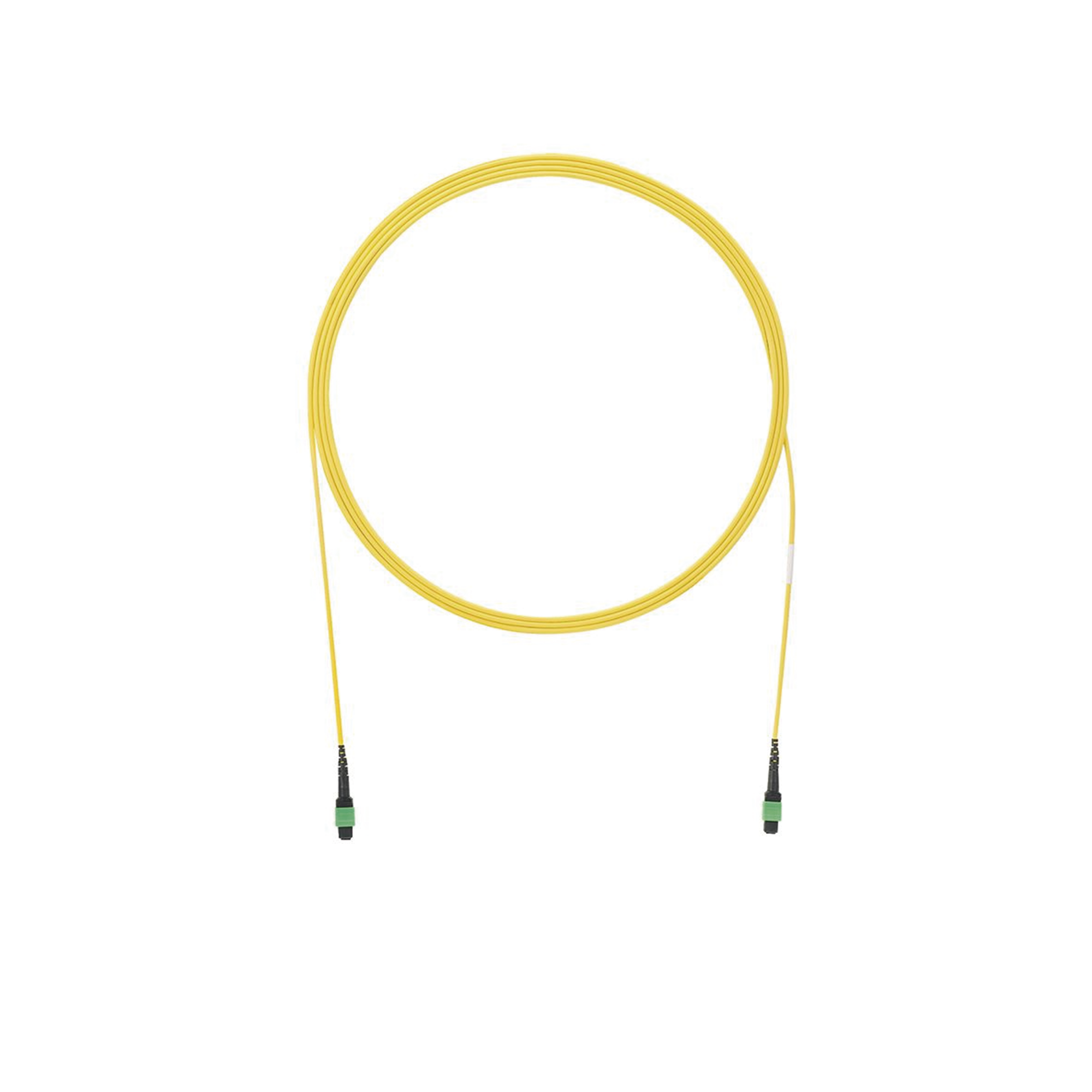 Cable de Interconexión de 12 Fibras ópticas Monomodo OS2, de PanMPO Hembra a PanMPO Hembra, Polaridad A, LSZH, de 1.5 Metros