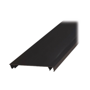 Tapa para Canaleta Ranurada Tipo H, de 55.1 mm de Ancho, 1828.8 mm de Largo, Color Negro