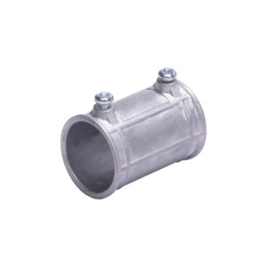 Cople 1" (25mm) Pared Delgada Con Tornillo (Tipo Americano) Galvanizado, Etiqueta Verde.