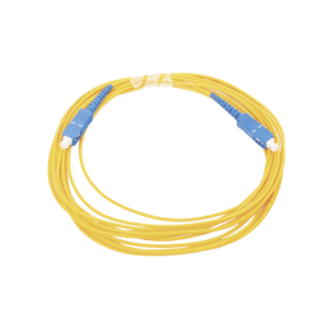 Jumper de Fibra óptica Monomodo SC/UPC - SC/UPC Simplex, color amarillo, 5 metros