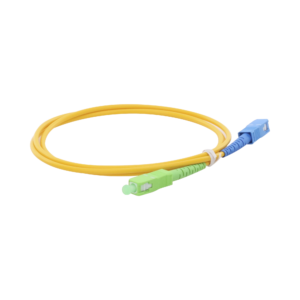 Jumper de Fibra óptica Monomodo SC/APC-SC/UPC Simplex de 1 metro, 3mm