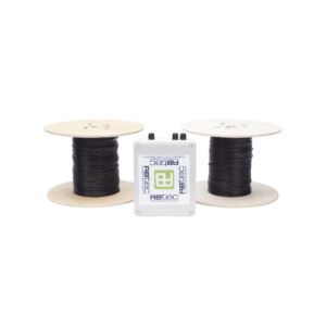 MICALERT Cable Sensor para Paredes, barandales, rejas rigidas / 2 zonas de 152 metros / 304 Metros de protección total/Tarjeta LPU400/Calibración via software