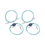 Kit de Cables de Referencia de Comprobación Multimodo CertiFiber® Pro, Para Fibras con Conectores LC de 50Âµm (2 SC/LC metálico, 2 LC/LC metálico), de 2 Metros