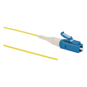 Pigtail de Fibra óptica LC Simplex, Monomodo OS2 9/125, 900um, Color Amarillo, 1 Metro