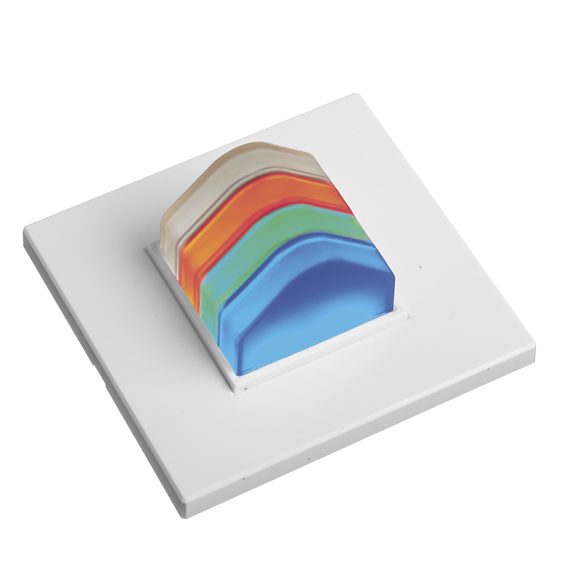 Luz de Aviso Cuatri color para Indicar Presencias o Alarmas en Habitación / BUS RS485 / Compatible con NX0019/B, NX1021 y NX0015