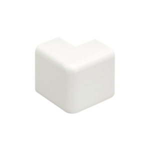 Esquinero exterior, para uso con canaleta LD3, material ABS, Color Blanco Mate
