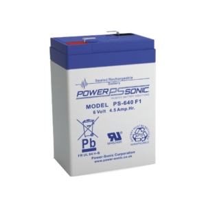 Batería 6V, 4.50AH, Para Respaldo, Tecnologías AGM/VRLA, 5 Años Vida íštil, Terminales F1, Reconocida UL