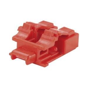 Kit de 10 Dispositivos para Bloquear Puertos de Fibra óptica LC Duplex, Color Rojo, Incluye Llave de Extracción