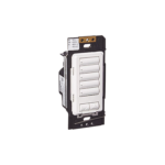 (RadioRA2) Botonera 5 botones hibrida, requiere cable neutro para el control del circuito.