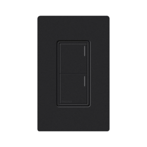 (RadioRa3) Botonera Sunnata Negro 2 escenas para Radio RA3, programe escenas diferentes en cada botón.