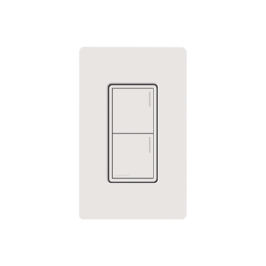 (RadioRa3) Botonera Sunnata Blanco 2 escenas para Radio RA3, programe escenas diferentes en cada botón.