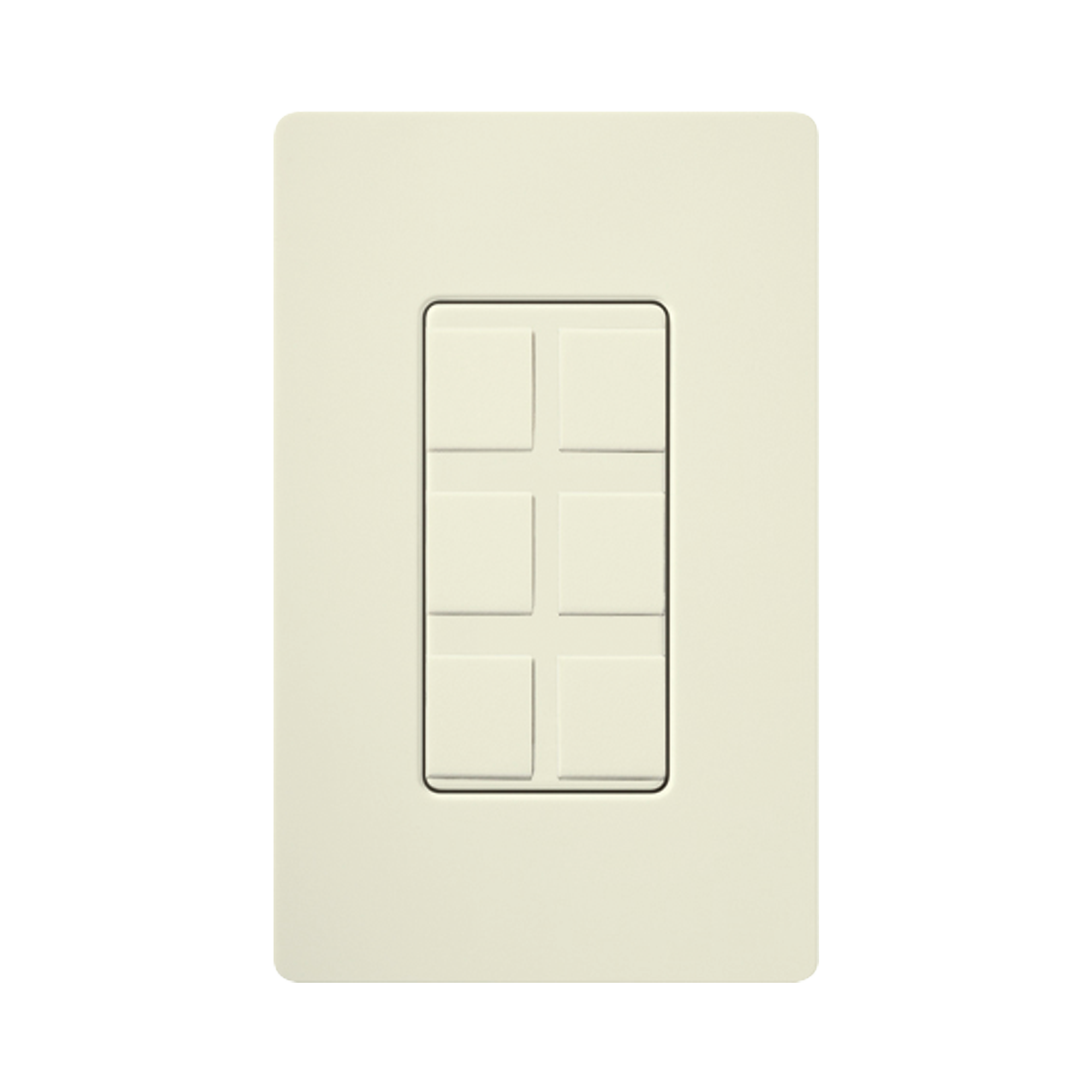 Caja de pared para varios contactos de red o tel, 6 mini espacios