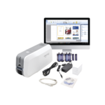 Kit de Impresora tarjetas PVC/ Puede Crecer a Laminador/ Doble Cara / Incluye: 2 x Ribbon a Color, 100 tarjetas PVC, Software, 1 Kit de Limpieza