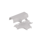 Accesorio en "T", para uso con canaleta T45, Material PVC Rí­gido, Color Blanco Mate