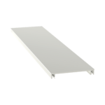 Cubierta para canaleta T-70, de PVC rí­gido, 70.1 x 9.1 x 2400 mm, Color Blanco Mate