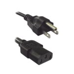 Cable de poder para contacto empotrable TH-CDE-USB-N, 10 A, 125 V