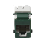 Jack UltraMAX Cat6A, UTP, Tipo Keystone, Color Verde, Punch Down