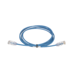 Cable de Parcheo TX6, UTP Cat6, Diámetro Reducido (28AWG), Color Azul, 10ft