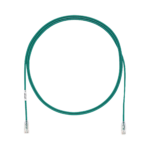 Cable de Parcheo TX6, UTP Cat6, Diámetro Reducido (28AWG), Color Verde, 6ft