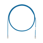 Cable de Parcheo UTP Cat6A, CM/LSZH, Diámetro Reducido (28AWG), Color Azul, 8ft