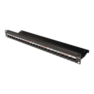 Patch Panel Z-MAX, de 24 puertos, Modular (vací­o), Plano, 1UR