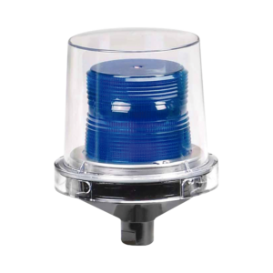 Luces estroboscópicas para lugares peligrosos Electraray® , Homologado UL y cUL para Clase I, División 2, Grupos A, B, C y D; Clase II, División 2, Grupos F y G; Clase III , 12-24 VCD, color Azul, parpadeo predeterminado