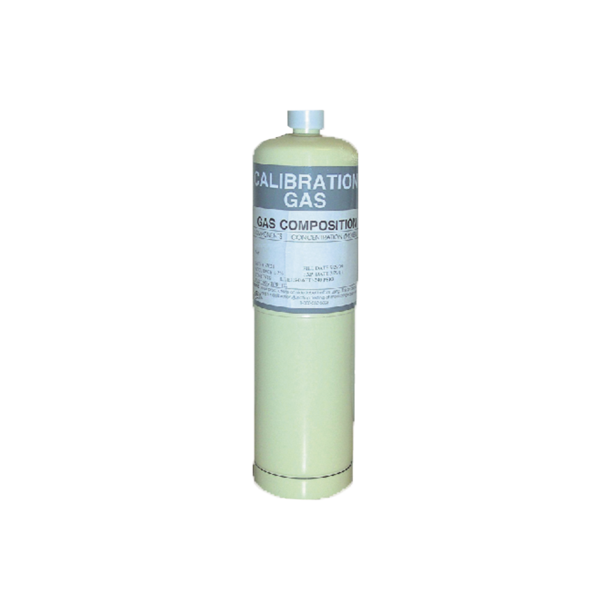 Cilindro Para Calibración de Detectores de Gas Cero Emisiones 105L 20.9 % Oxígeno (O2) balance Nitrogeno (N2) MACURCO