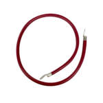 Cable para Baterí­as  1 m, Rojo, Calibre 2 AWG con Terminales de Ojo en Ambos Extremos