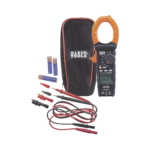 Amperí­metro Digital de Gancho de Rango Automático de 2000 A CA, con Media Cuadrática Real y Baja Impedancia (LoZ).