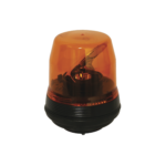 Baliza rotativa LED color ambar SAE Clase I con montaje permanente de 1 tornillo