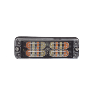 Luz Perimetral, 12 LED Ultra Brillantes, Color ímbar / Claro