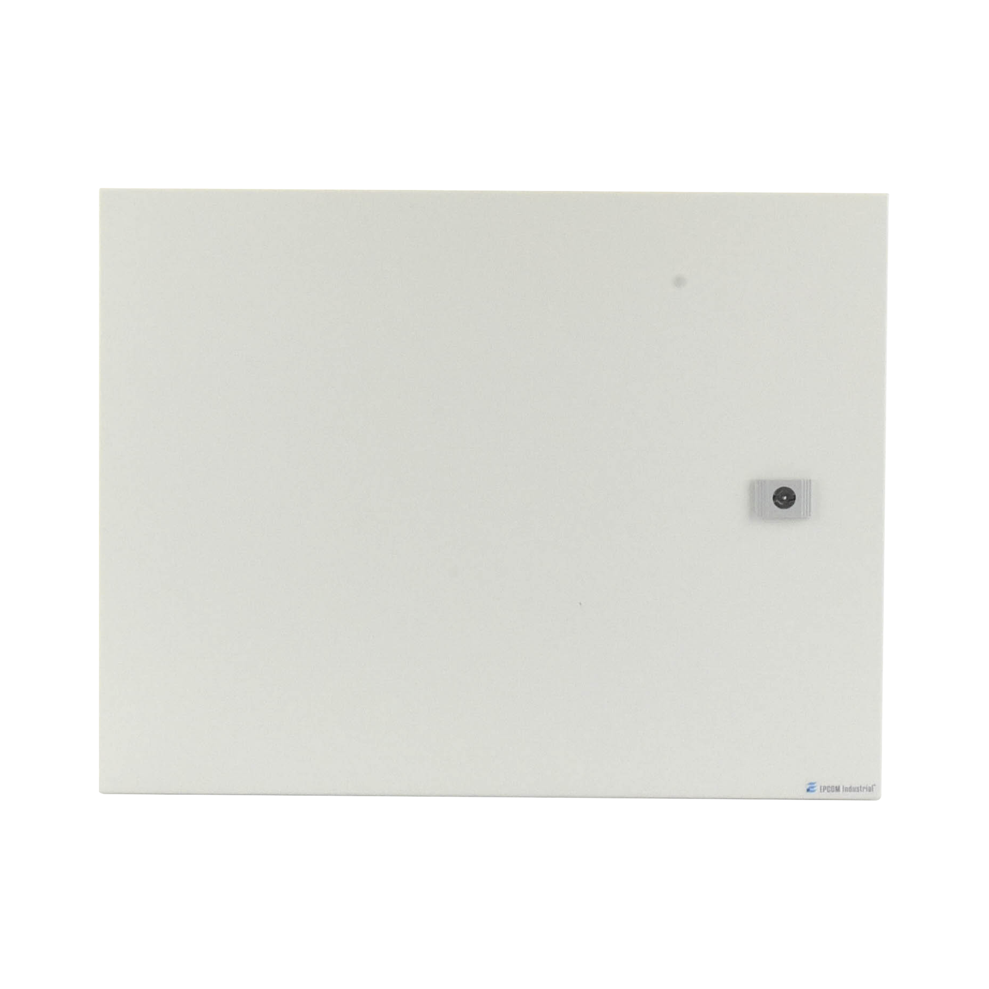 Gabinete de Acero Galvanizado, para Instalación de 1 Batería PL110D12, (550 x 420 x 290 mm) Instalación en piso o poste, accesorios (No incluidos)