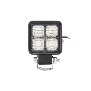 Luz de trabajo de 4 LED de 10 Watt, 12-24 Vcd, 800 lúmenes