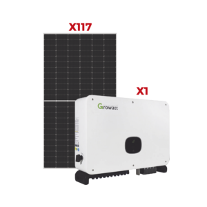 Kit de promocion 1 week 117 Módulos + Inversor 60 kW