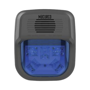 Sirena Estrobo Color Azul Para Paneles y Detectores Macurco