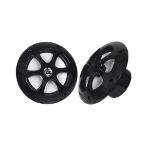 Par de altavoces fabricado en grado marinos en color negro de 6.5"  de 100 W de entrada máxima
