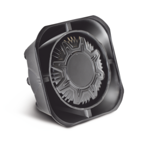 Bocina Compacta de Uso Rudo, 100 Watts de Potencia, Ideal Para Vehículos de Encubierto, Montaje Universal, 11 Ohms de Impedancia