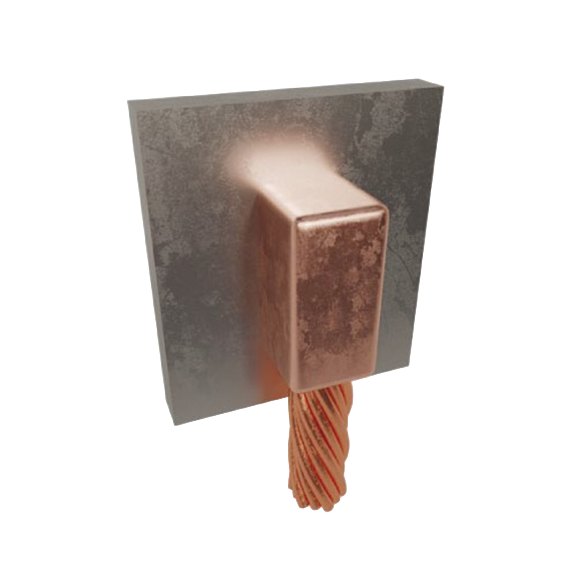 Molde para Soldadura Exotérmica para Cable 4/0 AWG a Superficie de Acero en Vertical a 90°