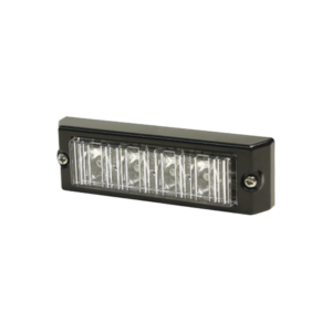 Luz Auxiliar Serie X3704, 4 LEDs Ultra Brillantes, color Rojo / Claro